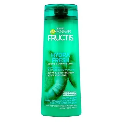 Fructis Hydra Fresh Szampon do włosów przetłuszczających się z suchymi końcówkami 400ml - Garnier