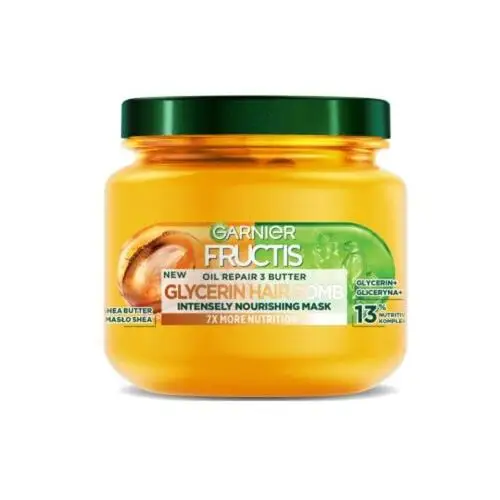 Fructis Oil Repair 3 Butter Glycerin Hair Bomb odżywcza maska do włosów 320ml Garnier,02