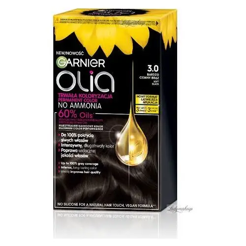 Garnier _olia farba do włosów 3.0 soft black