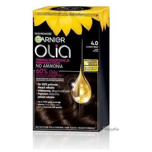 Olia farba do włosów 4.0 dark brown Garnier