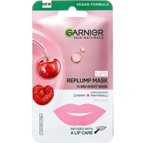 Garnier Skin Naturals Lips Replump Mask maseczka do twarzy 5 g dla kobiet