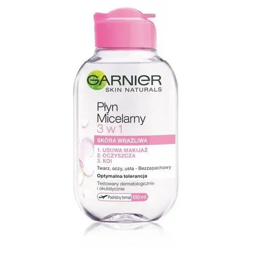 Garnier skin naturals płyn micelarny 3w1 - skóra wrażliwa 100ml