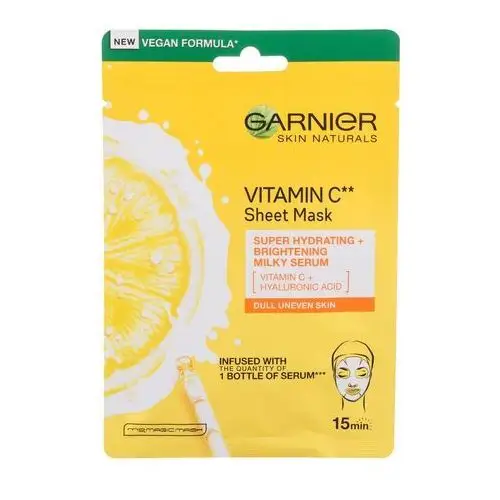 Garnier Skin Naturals Vitamin C maseczka do twarzy 1 szt dla kobiet