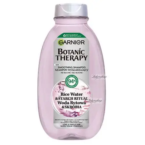 GARNIER Ultra Doux Szampon do włosów długich Replumping Rise Water & Starch (woda ryżowa i skrobia) 400ml