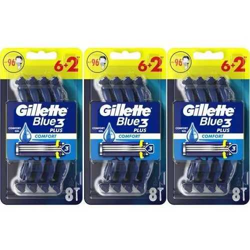 Gillette Blue3 Comfort Maszynki Jednorazowe 24szt