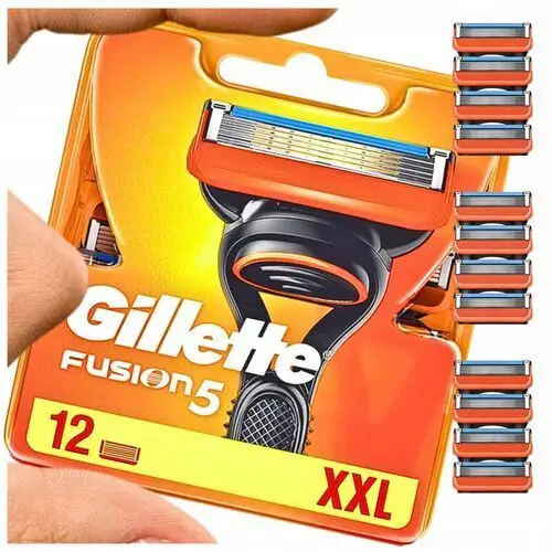 Gillette Fusion 5 wkłady ostrza wymienne do maszynki do golenia 12 sztuk