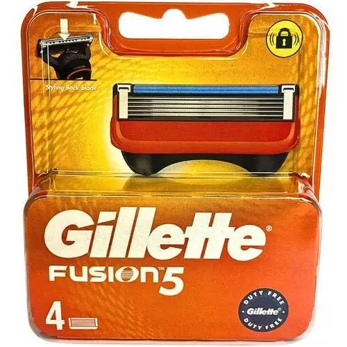 Gillette Fusion 5 wkłady ostrza wymienne do maszynki do golenia 4 szt ostre