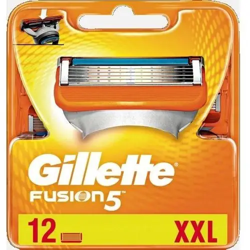 Gillette Fusion ostrza wkłady 12szt 100% Oryginał