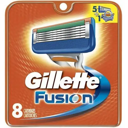 Gillette Fusion ostrza wkłady 8szt 100% Oryginalne