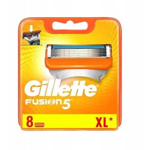 Gillette Fusion Ostrza Wkłady Do Maszynek 8SZT 100% Oryginalne