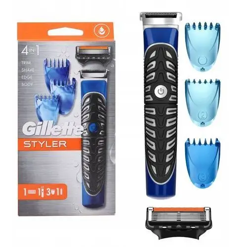 Gillette Fusion Proglide Styler 4w1 zestaw do golenia maszynka wkład nasadk