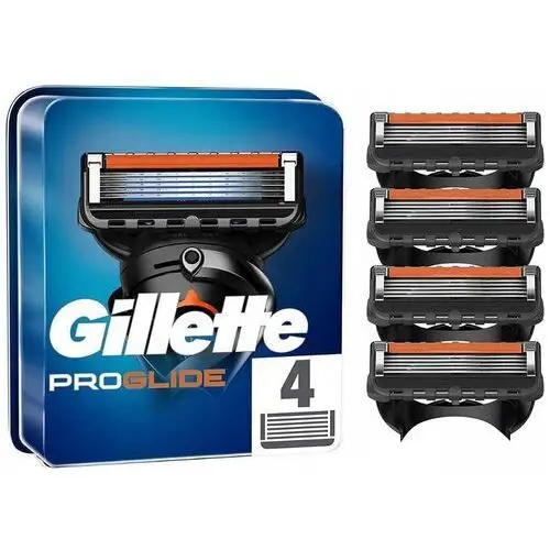 Gillette Fusion ProGlide Wkłady do Maszynki dla Mężczyzn 5 Ostrzy 4 sztuki