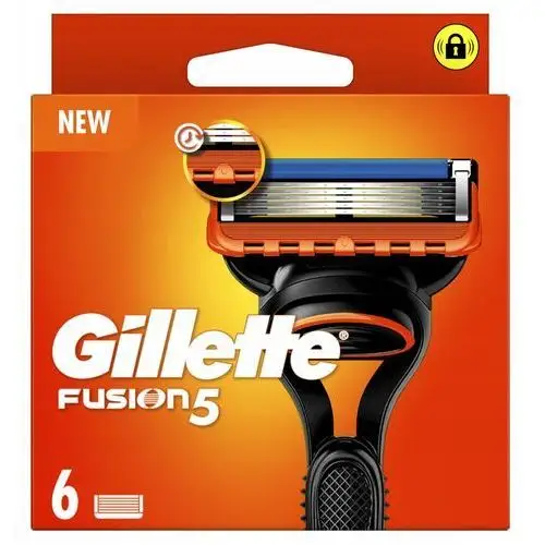 Gillette Fusion5 Oryginalne Ostrza Wymienne do Maszynki 6 szt