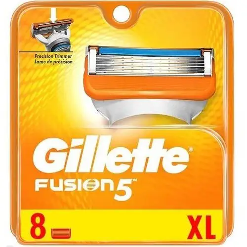 Gillette FUSION5 Ostrza Wymienne Do Maszynki Do Golenia Dla Mężczyzn, 8 Szt