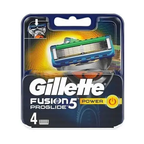 Gillette FUSION5 Proglide Power Wkłady Ostrza 4 Sztuk Do Golenia Oryginał