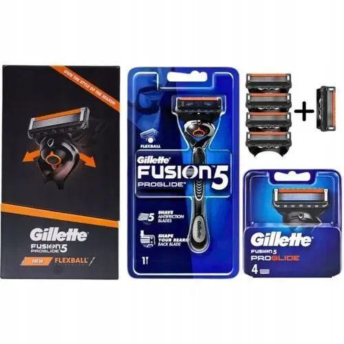 Gillette Fusion5 Proglide Zestaw Prezentowy Maszynka do golenia Wkłady