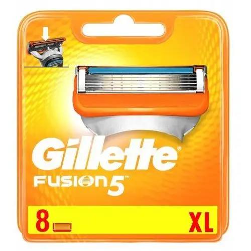 Gillette FUSION5 Wkłady Do Golenia 8 Szt Ostrza 100% Oryginał