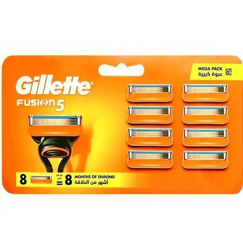 Gillette Fusion5 Wkłady Ostrza Wymienne (8szt.)