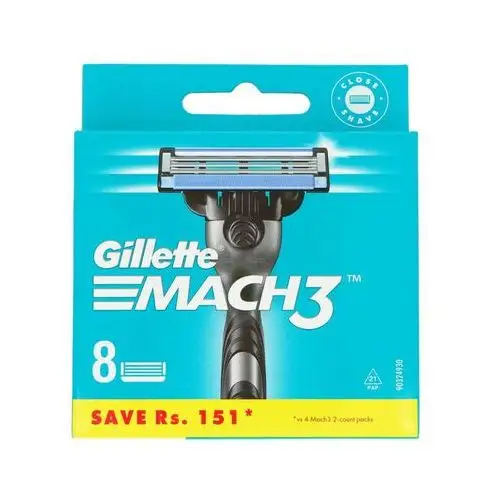 Gillette Mach 3 wymienne ostrza do maszynki do golenia 8szt