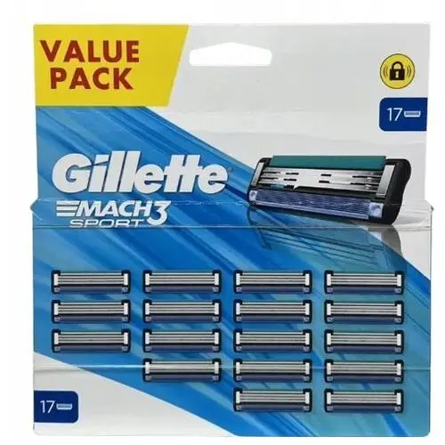 Gillette Mach3 Wkłady do maszynki 17 sztuk