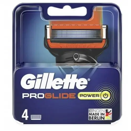 Gillette Proglide Power Wkłady 4 szt. Oryginalne, Precyzyjne Golenie