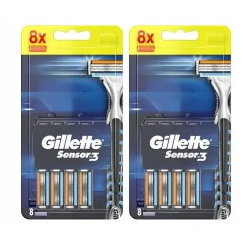 Gillette Sensor3 Ostrza Wkłady do maszynki 16 szt