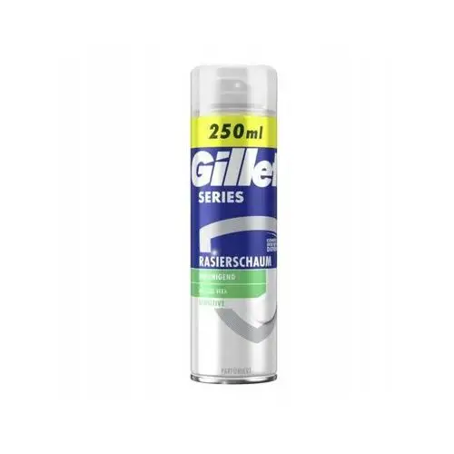 Gillette series sensitive łagodząca pianka do golenia z aloesem 250ml