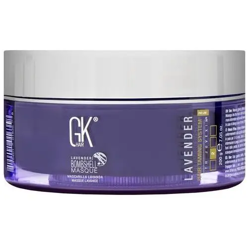 Gk hair Gkhair bombshell masque lavender - maska rozświetlająca do włosów blond, 200g