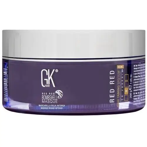 Gk hair Gkhair bombshell masque red - maska do włosów o odcieniach czerwieni, 200g