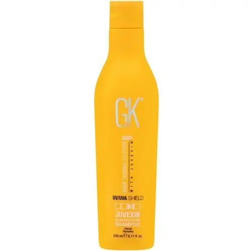 Gkhair uv/uva shield - szampon do włosów farbowanych z filtrami, 240ml Gk hair