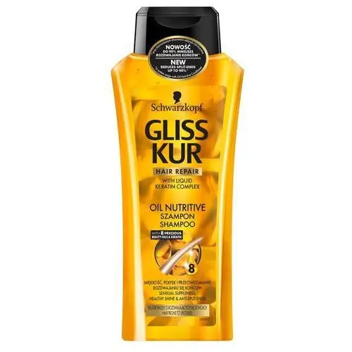 Schwarzkopf Gliss Kur Oli Nutritive Szampon do włosów suchych i zniszczonych 400ml