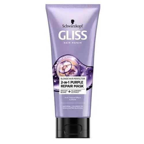 Gliss Maska do włosów naturalnych/farbowanych/rozjaśnianych 200 ml