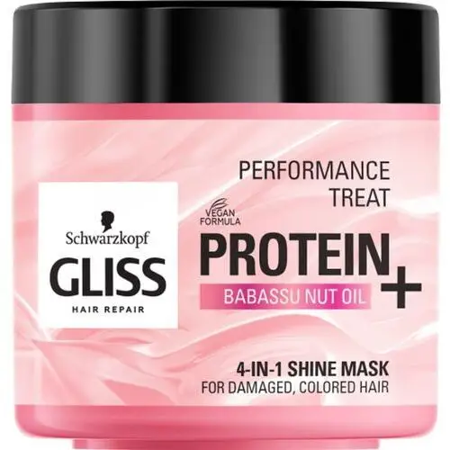 Gliss Maska nabłyszczająca do włosów protein + babassu oil 400 ml