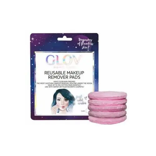 Glov moon pads reusable makeup remover płatki do zmywania makijażu 5szt (p1)