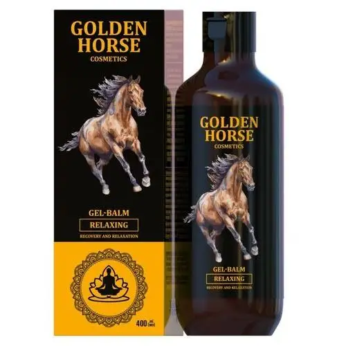 Balsam-żel Chłodzący do ciała Golden Horse Końska Maść Stawy Mięśnie 400ml