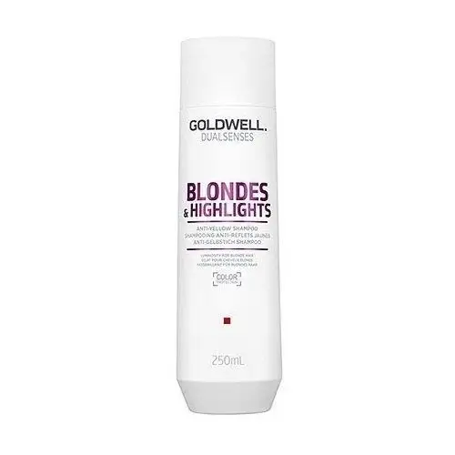 Dualsenses blondes & highlights szampon do blond włosów neutralizujący żółtawe odcienie (color protection) 250 ml Goldwell