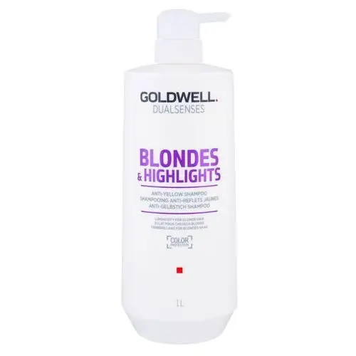 Goldwell dualsenses blondes & highlights szampon do blond włosów neutralizujący żółtawe odcienie (color protection) 1000 ml