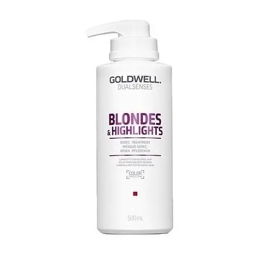 Goldwell dualsenses blondes&highlights - 60-sekundowa kuracja dla włosów blond i z pasemkami 500 ml