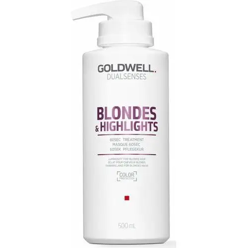 Goldwell dualsenses blondes&highlights - 60-sekundowa kuracja dla włosów blond i z pasemkami 500 ml