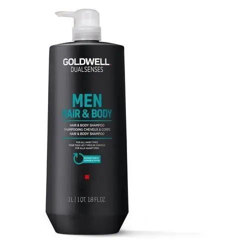 Dualsenses for men, szampon do włosów i ciała, 1000ml Goldwell