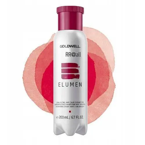 Goldwell Elumen Pure RR@all Czerwony 200ml toner Zmien Red bez amoniaku, kolor czerwień