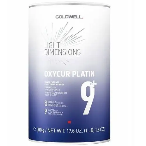 Goldwell LD Rozjaśniacz Oxycur Platin 9+ 500g