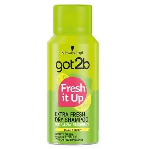 Got2b Fresh it up dry shampoo suchy szampon do włosów extra fresh 100ml