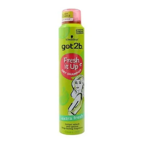 Got2b Fresh it Up suchy szampon absorbujący nadmiar sebum i odświeżający włosy Extra Fresh (Instant Refresh - Clean & Crisp) 200 ml