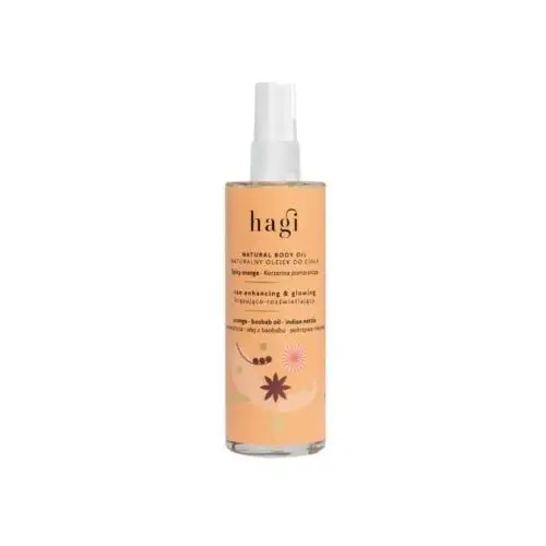 Hagi cosmetics Olejek do ciała brązująco-rozświetlający 100 ml korzenna pomarańcza