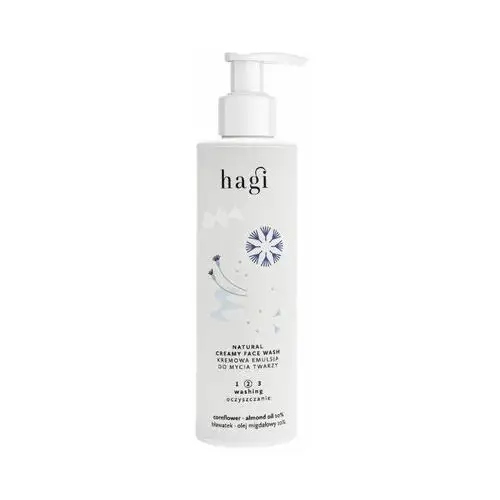 Hagi - naturalna kremowa emulsja do mycia twarzy, 150ml