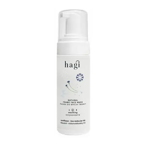 HAGI - Naturalna pianka do mycia twarzy, 150ml