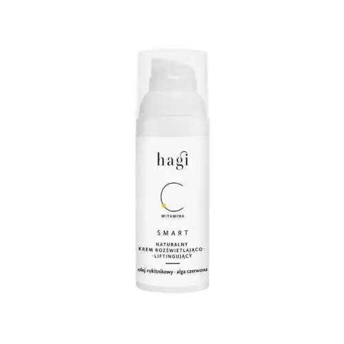 HAGI - Naturalny krem rozświetlająco-liftingujący z witaminą C - Smart C, 50 ml