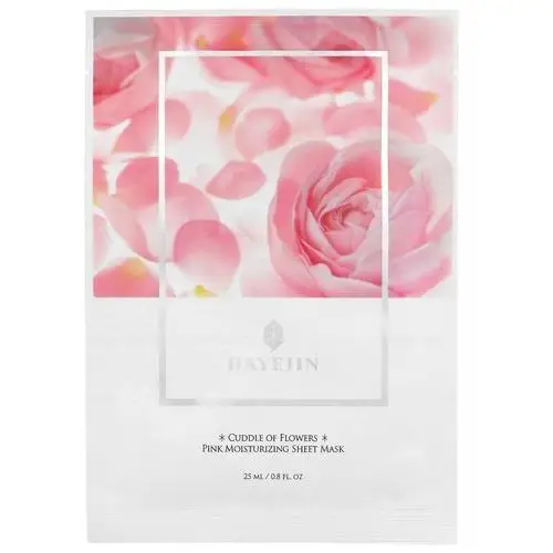 Hayejin cuddle of flowers pink moisturizing sheet mask 25ml