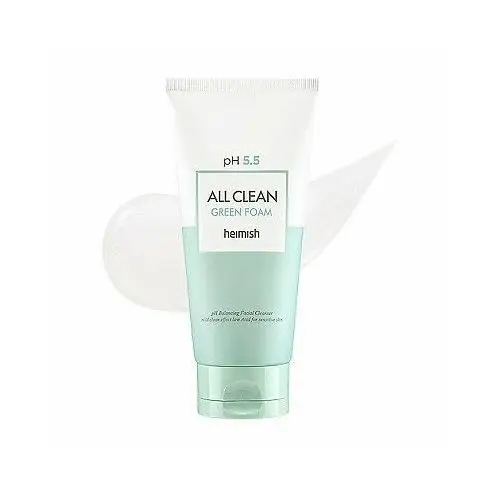 HEIMISH All Clean Green Clay Foam 150g - łagodna i oczyszczająca pianka do mycia twarzy, HEIPI100
